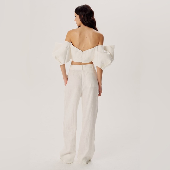 Anthropologie Ronny Kobo Linen Krew Pants - Picture 9 of 9